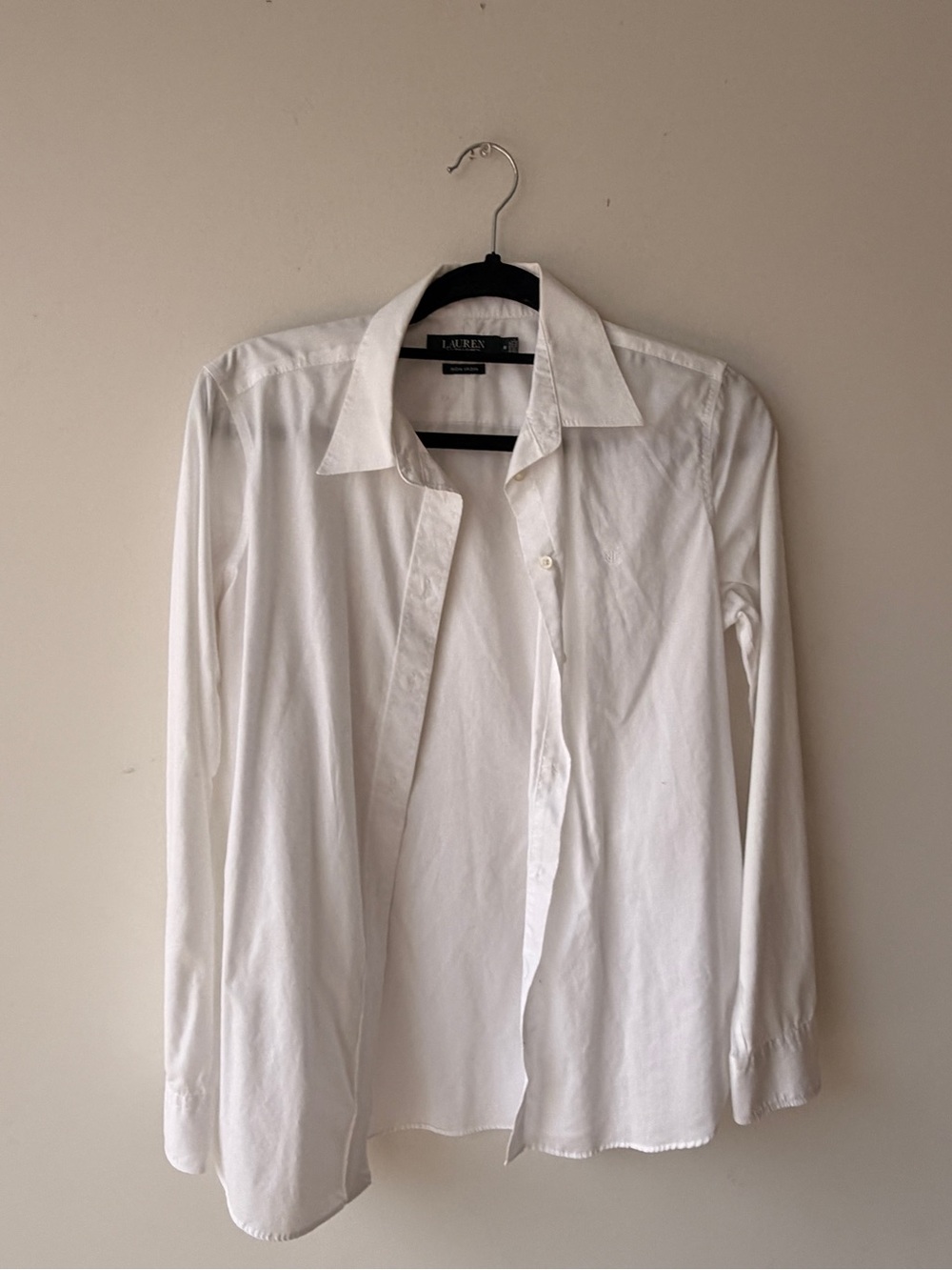 Ralph Lauren White Women’s Button-Down Dress Shirt